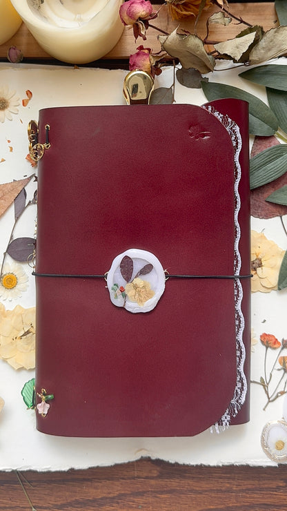 Fairy Journal - Ophelia (Burgundy)