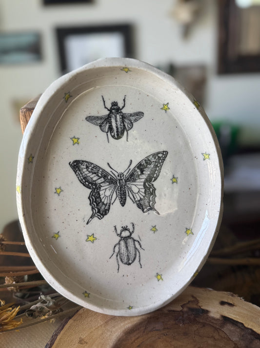 Large Whimsy Butterfly Dish