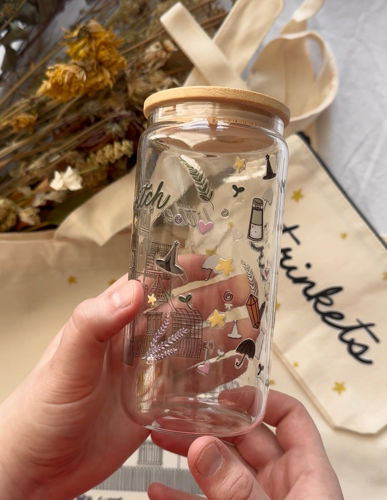 Little Witch Glass Tumbler